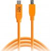 Tether Tools CUC2415-ORG USB-C to 2.0 Mini B, 5-Pin, 4,6m, oranžový