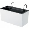 Kvetináč plast biely Prosperplast 39,5 cm x 18,5 x 19,5 cm