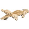 Woodcraft Drevené 3D puzzle Krokodíl M013