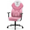 Herní židle DIABLO X-GAMER růžová a bílá