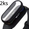 2ks Ochranný kryt pre Xiaomi Mi Band 3/4/5/6 - Čierny MBSCZ-3DKRYTCE2