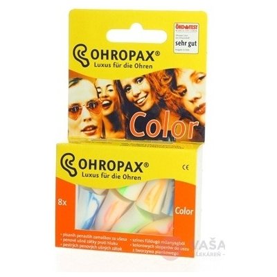 OHROPAX USNE VLOZKY COLOR 8KS