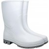 Biele nízke pracovné čižmy NITRON 44 biela