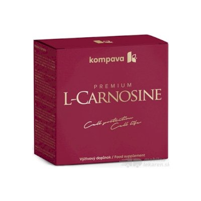 kompava Premium L-Carnosine + Darček cps 60 ks + ACIDO FIT tbl eff 10 ks grátis, 1x1 set