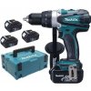 Makita DDF458RF3J Aku vŕtací skrutkovač Li-ion ( 91 Nm/3x3,0Ah/18V) Makpac