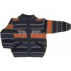 Eko Chlapecký pletený svetr oranžový NM-383