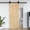 vidaXL Dvere NARVIK 90x210 cm, borovicový masív 154439