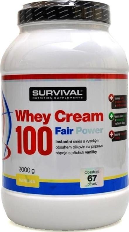 Survival Whey Cream 100 Fair Power 2000 g