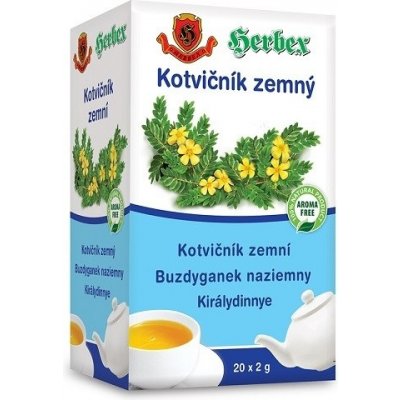 HERBEX Kotvičník zemný záparové vrecká 20 x 2 g