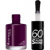 Rimmel 60 Seconds Super Shine lak na nechty 345 Black Cherries 8 ml