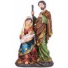 MagicHome Vianoce Dekorácia MagicHome Vianoce, Svätá rodinka, polyresin, 25 cm