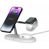 Tech-Protect A12 Bezdrôtová magnetická stolová nabíjacia stanica 3v1, 15 W, MagSafe, biela