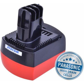 AVACOM Metabo BSZ 6.25473 Ni-MH 12V 3000mAh, články PANASONIC - neoriginálna