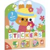 Janod Janod Stickers Zošit s predlohami a samolepkami Vidiek J09198