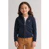 MIKINA GANT SHIELD ZIP HOODIE EVENING BLUE