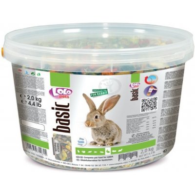 Lolopets Basic pro králíky 3 l 2 kg