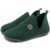 Vlnka Dámske filcové papuče Jana tmavo zelená