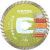 Kotúč rezný diamantový Turbo, 125mm, EXTOL CRAFT 108852