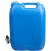 Vapol Kanister na vodu 10 l s kovovým kohútikom a zásobníkom na mydlo, modrý
