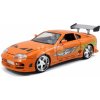 Autíčko Toyota Supra 1995 Fast & Furious Jada kovové s otvárateľnými dverami dĺžka 21 cm 1:24