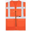 Korntex Hamburg Multifunkčná reflexná vesta KX810 Signal Orange
