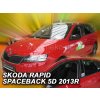 Deflektory na Škoda Rapid Spaceback 2012-2019 (+zadné)