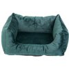 FERA Glamour obdĺžnikový zelený rozkladací pelech S 45x50x24 cm