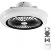 Noaton 11045B Polaris, čierna, stropný ventilátor so svetlom