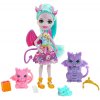 Mattel Enchantimals Royal rodinka - Deanna Dragon s dračí rodinkou