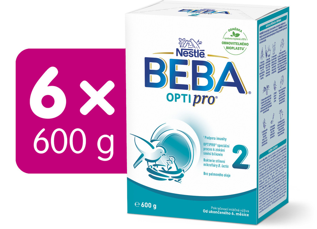 Beba 2 OptiPro 6 x 600 g od 64,99 € - Heureka.sk