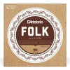 D'Addario EJ32 Folk/Classical Guitar - Ball End, 028-045, Nylon/Black (EJ 32 Nylon struny na klasickú gitaru)