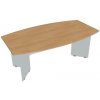 Hobis Rokovací stôl Gate, 200x75,5x110 cm, dub/sivá