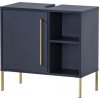 Skrinka pod umývadlo Möbelpartner Kent nočná modrá 65,3 x 63,3 x 33,1 cm