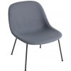 Muuto Fiber s kovovou podnožou black/Divina 154