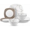 VEWEET NIKITA 12-dielna jedálenská porcelánová sada