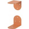 Fantail Mount Set nástenný držiak stĺpika oranžový 14,5 cm