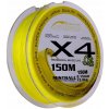 Mistrall šnúra Shiro braided line X4 150m 0,10mm fluo