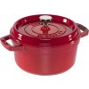 STAUB - Cocotte s vekom - 20 cm - 2,2 l - okrúhly - Cherry Červená