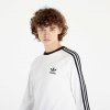 Tričko adidas 3-Stripes Long Sleeve Tee White XL XL