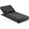 Ego záhradné lehátko antracitové