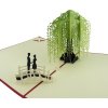 3D blahoželanie - Pár pod vŕbou