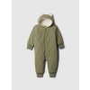 GAP Baby prešívaný sherpa overal Zelená 3-6M Zelená Zelená