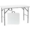 Garden Line Skládací cateringový stůl PEGGY 120 cm bílý