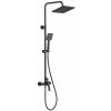 Invena Sprchová sada s hlavicí Neri Rain, černá AU-09-B04-L