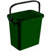 Plastový odpadkový kôš Curver 6 l zelený