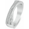 Brilio Silver strieborný prsteň s kubickými zirkónmi RI158W