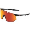100% Hypercraft SQ - Soft Tact Black - Hiper Red Multilayer Mirror Lens uni