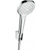 Hansgrohe Croma Select E - Sprchový set 110 Vario s hadicou 1600 mm, biela/chróm 26413400