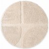 Najkoberce Ted Baker Lambeth krémový kruh 200 cm kruh