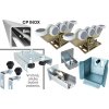 Sada pre výrobu samonosnej posuvnej brány do 6,5m, INOX/ZN 76x76x3 (SADA-37-N8-VV)